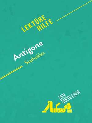 cover image of Antigone von Sophokles (Lektürehilfe)